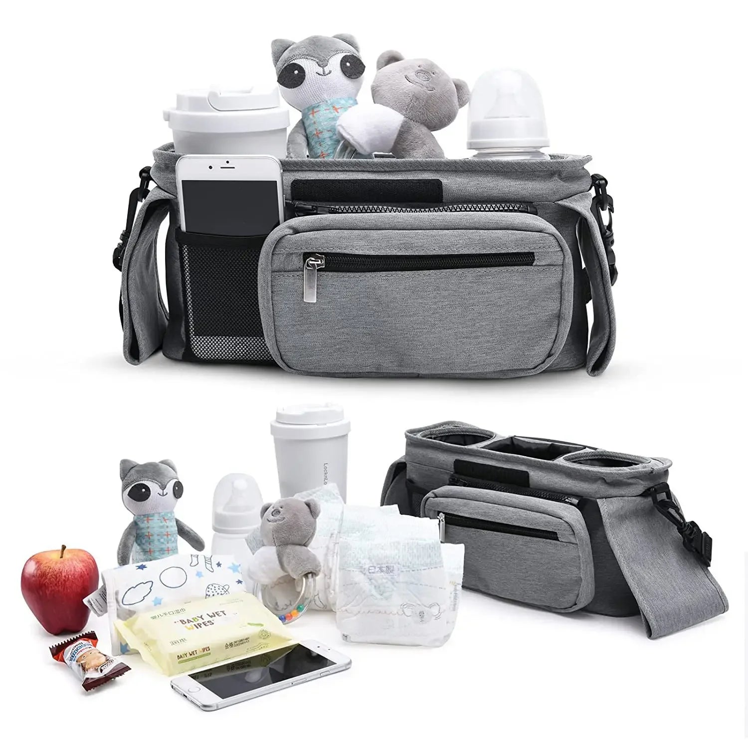 Baby Stroller Manager With Non-Slip Strap Baby Stroller Manager With Non-Slip Strap